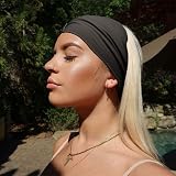 DRESHOW 4 Pack Turban Headbands Women Wide Vintage Knot Hair Bands Accessories view 4