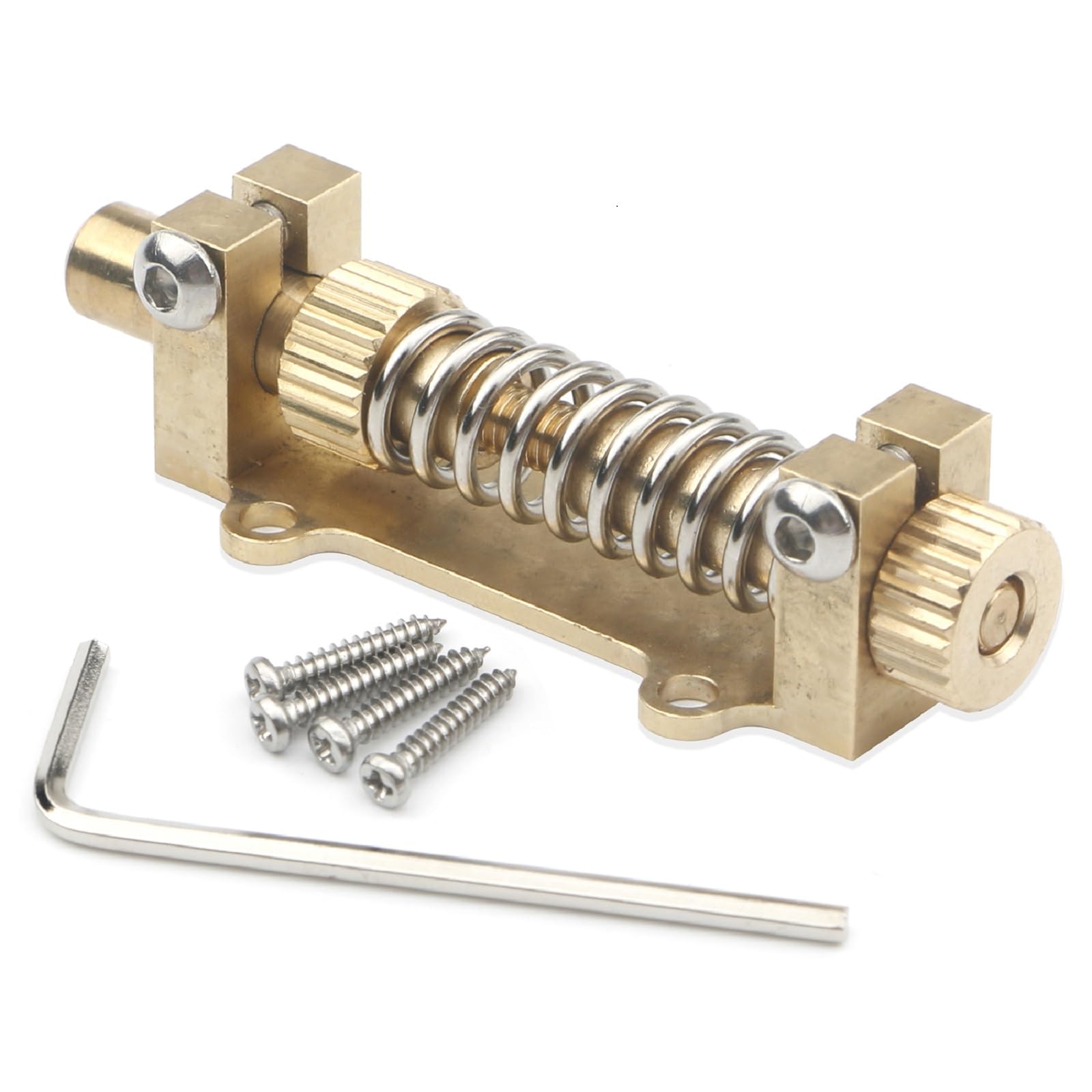 Unxuey Guitar Brass Tremolo Stabilizer Bridge System Spring Stopper Stabilizing Kit for Fender Electric Guitars Accessories
