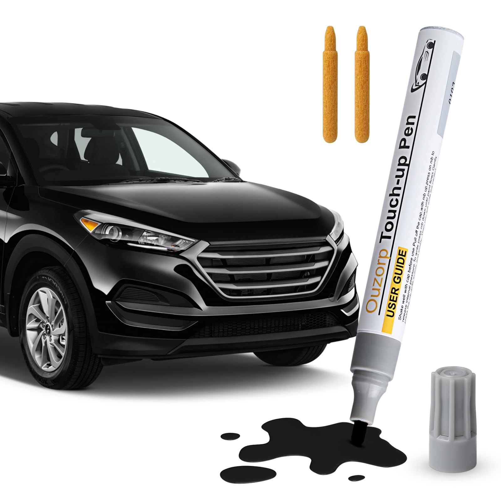 Touch Up Paint for Cars, Auto Touch Up Paint Black