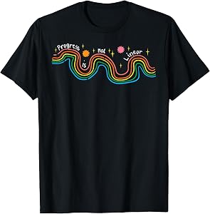 Special Education Teacher Progress Not Linear Sped Women Men T-Shirt