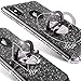 OCYCLONE iPhone Xs Case, iPhone X Case, Cute Glitter Bling Diamond Rhinestone Bumper with Ring Grip Kickstand Protective Thin Girly Pink iPhone Xs Case/iPhone X Case for Women Girl - Black