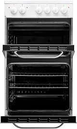 SIA ETSA51W 50cm Twin Cavity Electric Cooker with 4 Plate Hob view 4