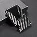 Carbon Fiber Aluminum Metal Wallet Money Clip RFID Minimalist Wallet, Slim Wallet (Carbon Fiber)
