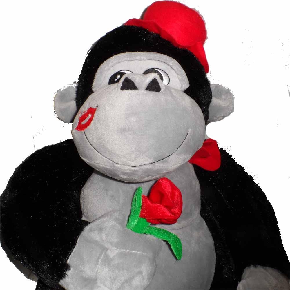 Large Prince Louie Love 32" With Rose in Hand Valentine Plush Stuffed Animal