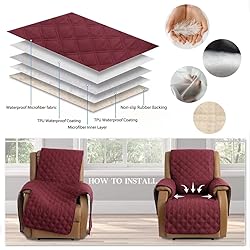 TOMORO Non-Slip Quilted Recliner
