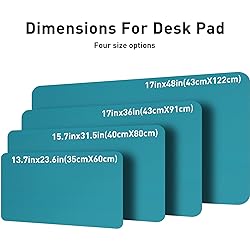 Aothia Leather Desk Pad Protector, Office Desk