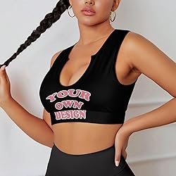 Custom Bras for Women Personalized Crop Tops with