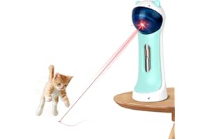 TBTeek Cat Toys, Automatic Cat Laser Toy, Interactive Cat Toys for Indoor Cats/Kittens/Dogs (Light Green)