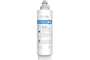 Waterdrop G3-N1CF Filter, Replacement for Waterdrop G3-W & G3P600 & G3P800 Reverse Osmosis System, 6-Month Lifetime