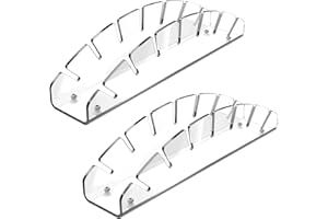 Hat Stand for Baseball Caps - Acrylic Hat Organizer 2 Pack, No Install Acrylic Hat Organizer for 14 Baseball Caps for Bedroom