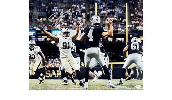 derek carr autographed jersey