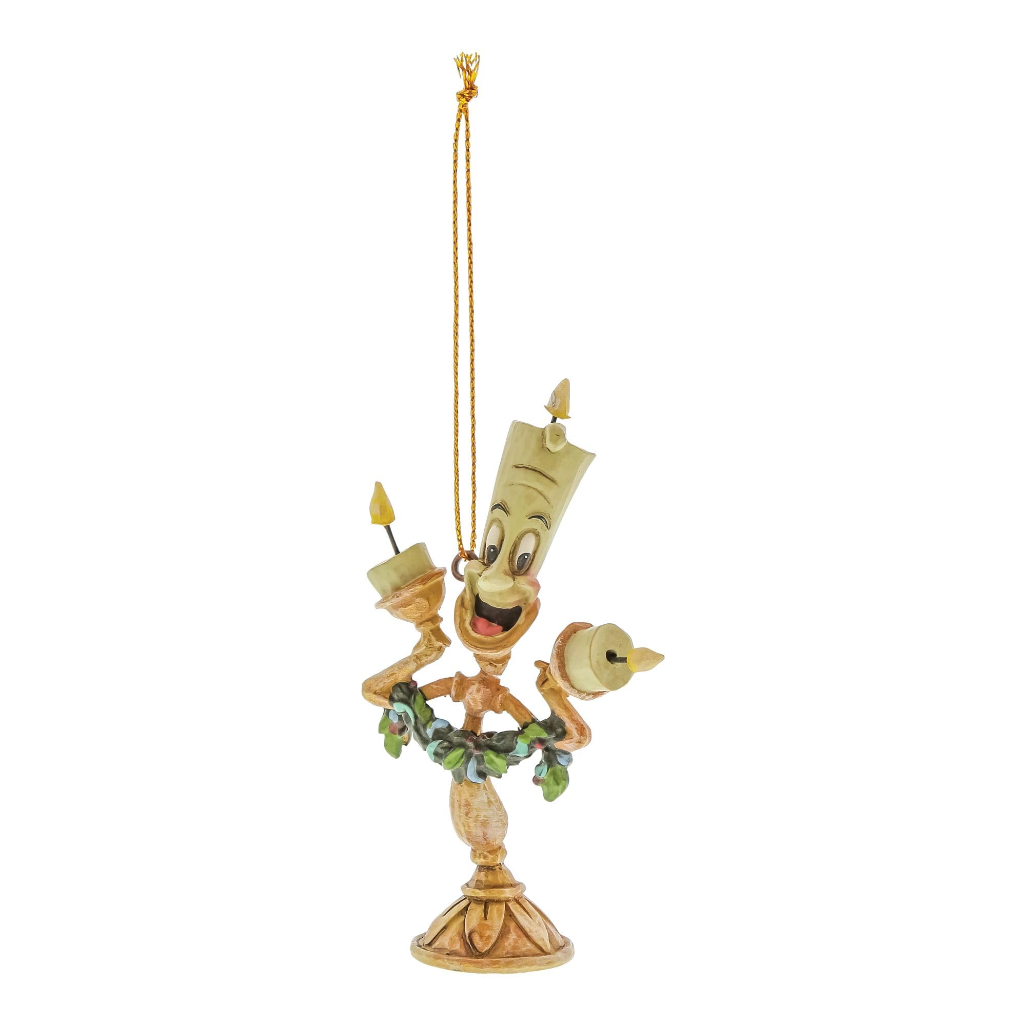 Disney Traditions Beauty and The Beast Lumiere Hanging Ornament