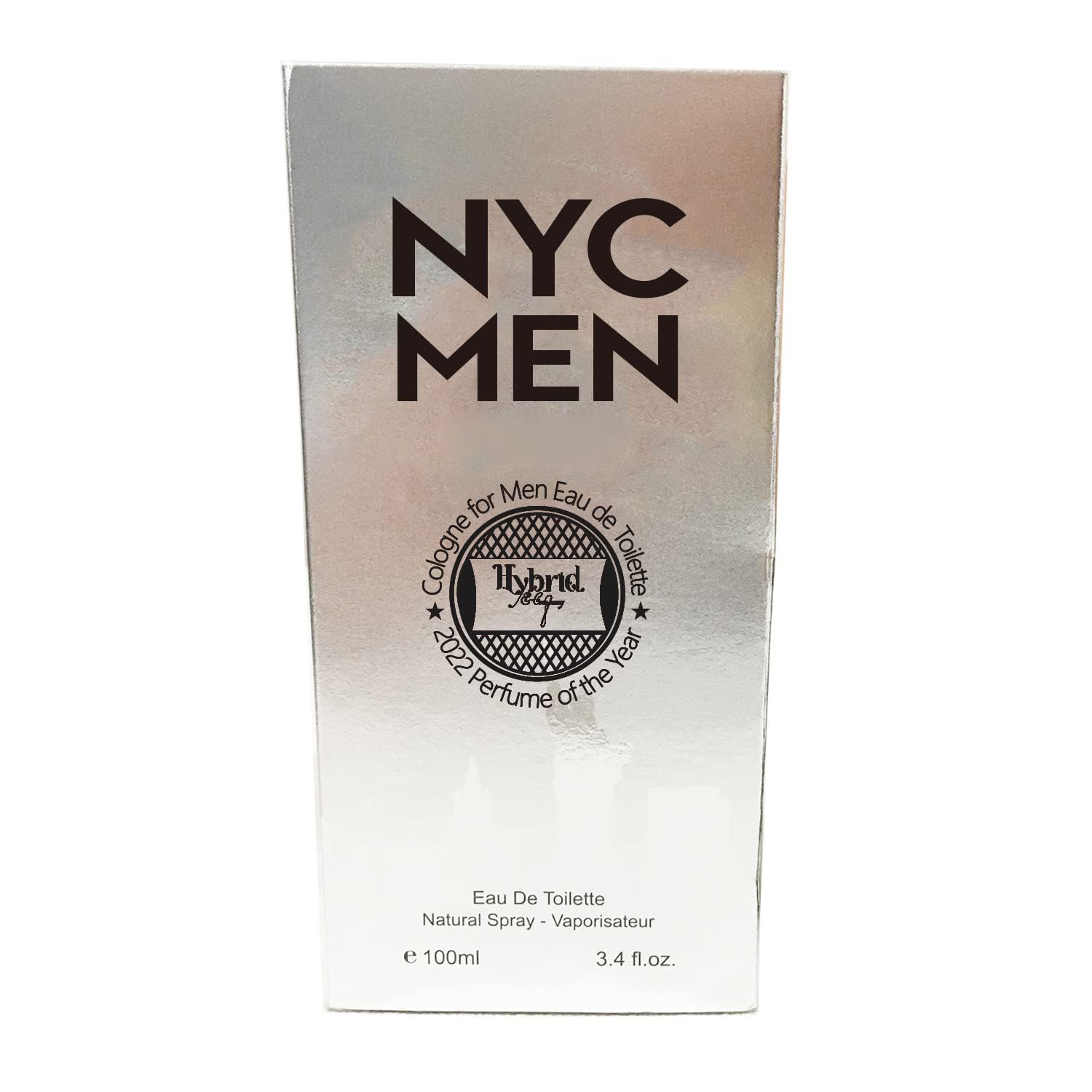 Hybrid & Company NYC Men Cologne for Men Eau De Toilette Natural Spray Masculine Scent, 3.4 Fl Oz