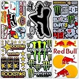 6 Rockstar Energy Drink Metal Mulisha Yamaha Kawasaki Motocross Racing Helmet Motorcycle Decal Sticker