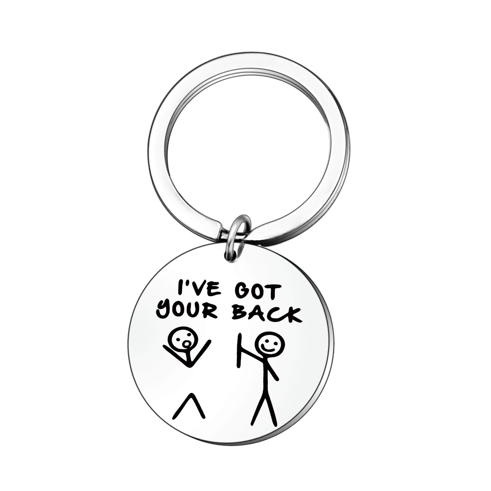 JETTOP Funny Keyring Best Friends Gifts for Women Men Birthday Christmas Graduation Gifts for Friendship Female (I’ve got Your Back)