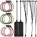 DanziX 10 Pack 3ft Portable EL Wire, Neon Light for Halloween Christmas Party Decoration Home Improvement - 10 Colors