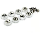 8X Shower Door Replacement Roller Wheel Runner Diameter 23mm with screw M5