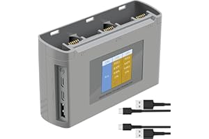 LYONGTECH LCD Two-Way Battery Charger Hub for DJI Mini 4K,2,2 SE Drone,Charging Three Batteries in Sequence Charge Accessories