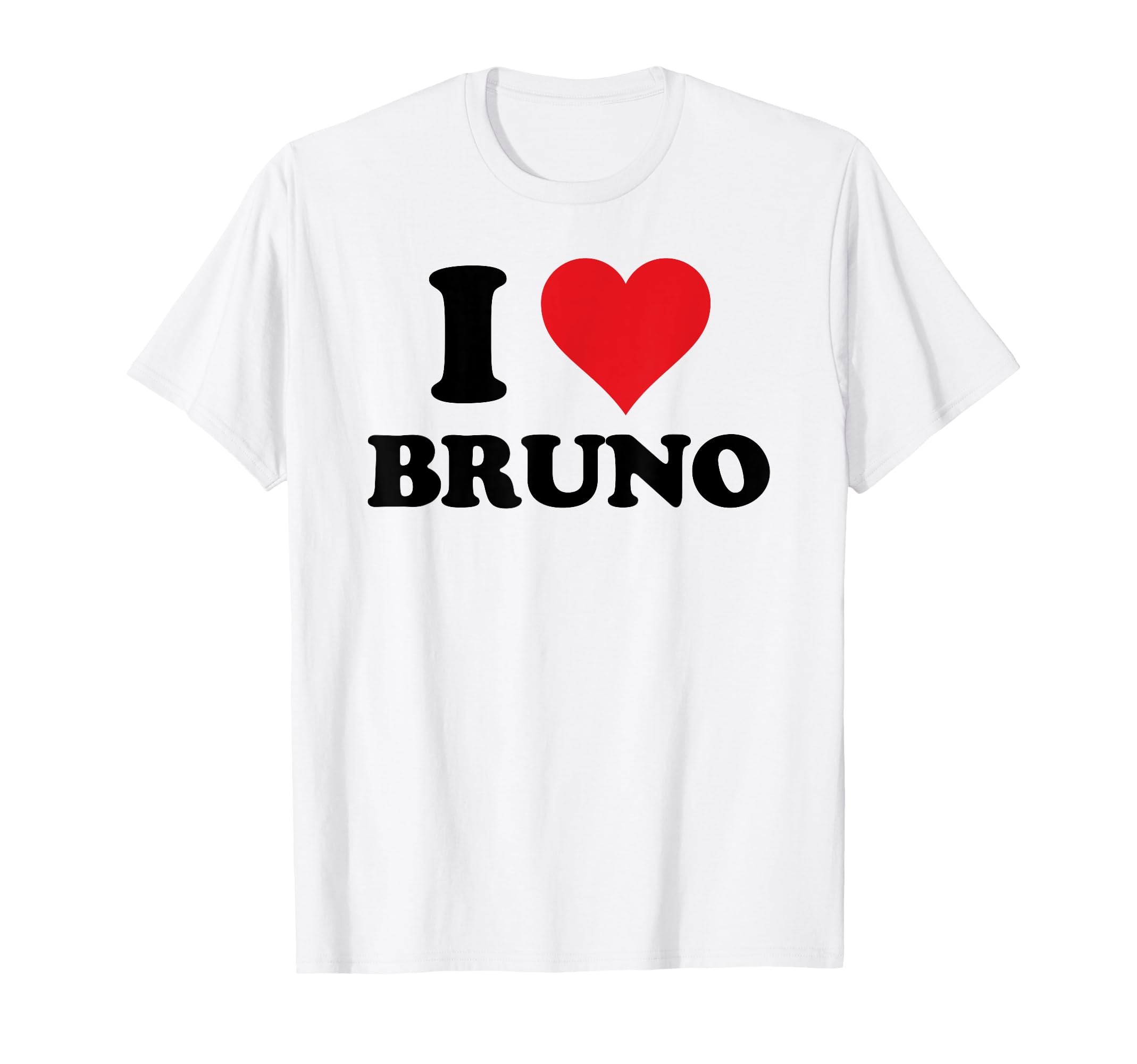Photo 1 of I Heart Bruno First Name I Love Personalized Stuff T-Shirt