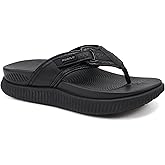 KuaiLu Womens Orthotic Cushion Flip Flops Sport Recovery Walking Sandals for Women with Comfortable Arch Support - Adjustable Flatform Slip On Indoor Outdoor For Summer Casual