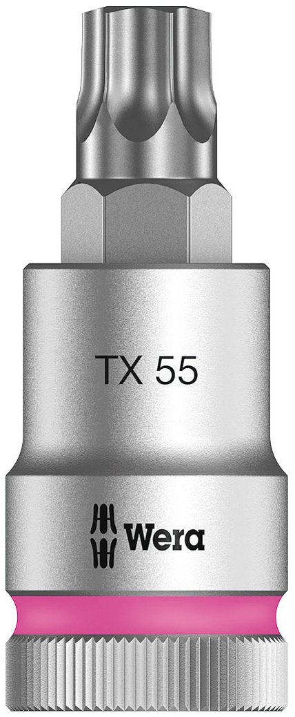 Wera 8767 C HF TORX® Zyklop holding function bit socket, 1/2" drive, TX 55x60mm, 05003837001