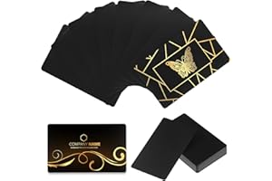TENARE Metal Business Cards Anodized 0.8 mm Thick Aluminum Blanks 3.4 x 2.1 Inch Printable Metal Business Card for Custom Pattern(20 Pieces)