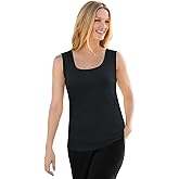 Woman Within Plus Size Rib Knit Tank