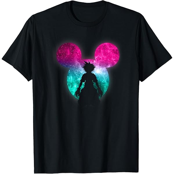 Amazon.com: Disney Kingdom Hearts King Mickey Black Coat T