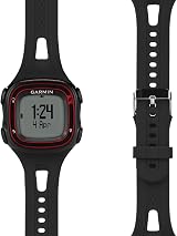 kwmobile Silicone Strap for Garmin Forerunner 10 15 L Size Black Replacement view 5
