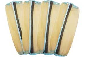 FAZCCMLY Mesh Fly Boots for Horse Breathable shoofly Leggings for Horses Set of 4 (L, Light Khaki)