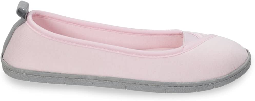 dearfoam terry ballerina slippers