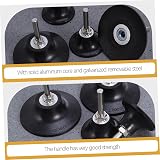 VILLFUL 4pcs 69mm Disc Pad Holder Drill Sander Adapter Roll Lock Sanding Disc view 6