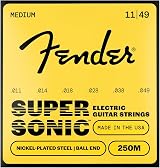 Fender Super 250 Nickel Plated Steel Electric Guitar Strings .011-.049 (6) view 1