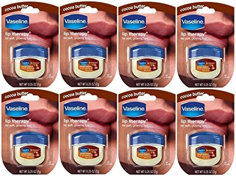 (PACK OF 8) Vaseline Lip Therapy, Cocoa Butter