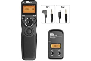 PIXEL Wireless Remote Shutter Compatible for Sony Alpha a7 a7II III R RII RIII A7IV a7RIV a7S a300 a6000 a6500 a6400 a6300 a77II a100 a300 a450 a500 a580 a700 a850 a33 a55 a58 a65 a77 a99 RX100 II III IV