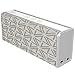 Bluetooth Speaker,DOSS SoundBox Color Portable Wireless Bluetooth 4.0 Speakers with 12W Stereo Sound and Enhanced Bass, 12H Playtime and handsfree for Phone, Tablet, TV, etc[Grid White]