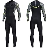 Dive Skins for Women Men Full Body Swimsuit Rash Guard Scuba Skin Thin Wetsuit, One Piece Long Sleeve Quick Dry Diving Skin UV Protection Surfing Spandex Wet Suit for Snorkeling Water Sport