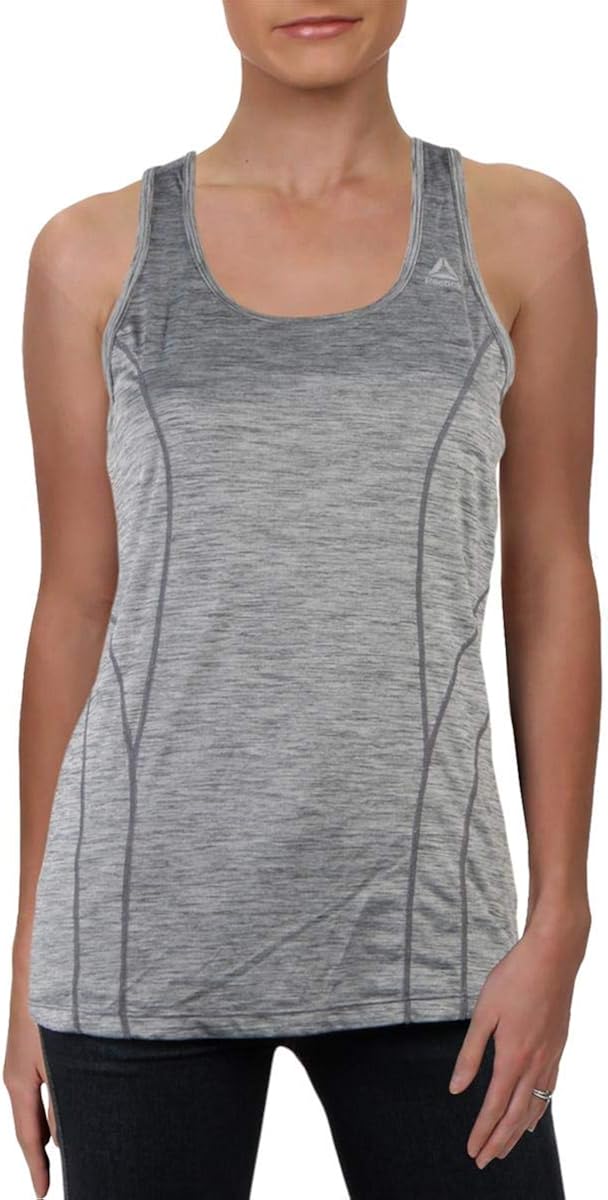 Reebok Women's Running & Workout Tank Top - Dynamic Fitted Performance Racerback Active Gym Shirt: Clothing