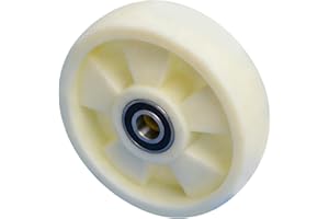 predolo Pallet Jack Steering Wheel Replacement Shock Absorption Spare for Hand Truck Easy Rolling Silent Repair with Bearings