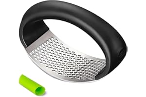 Stainless Steel Garlic Crusher - 2026 New Garlic Crusher,Home Kitchen Utensils Portable Manual Garlic Crusher, Home & Kitchen