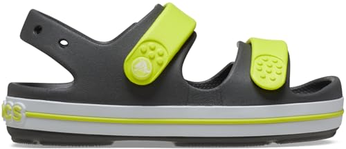 Crocs Crocband Cruiser Sandal K, Sandalias Unisex niños, Slate Grey Acidity, 38/39 EU