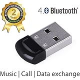 Avantree Bluetooth Adapter 4.0 USB Dongle for PC with Windows 10, 8, 7, XP, Vista, PLUG & PLAY or IVT Driver, Support BT Headphones, Speakers, Mouse