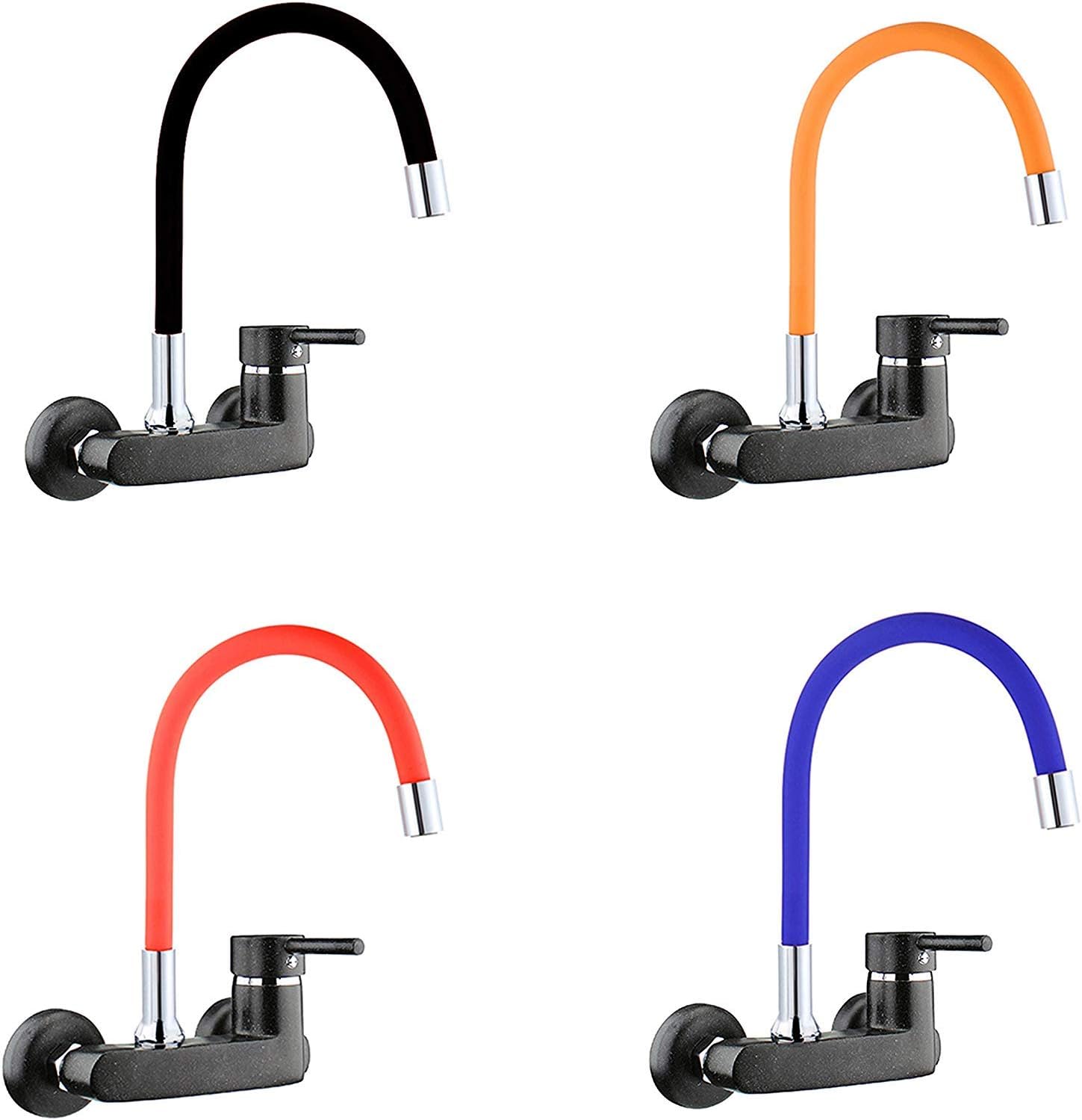 Flexo WallMounted Kitchen Sink Mixer Tap Flexible Spout Kitchen Tap