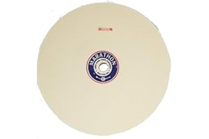 MARATHON 100% WOOL FROM AUSTRALIA BEST FELT USA BFC Marathon 8" x 1" Felt Polishing Wheel, Medium Density, 5/8" Arbor Hole