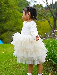 Cilucu Baby Girls Dress Toddler Kids Party Tutu