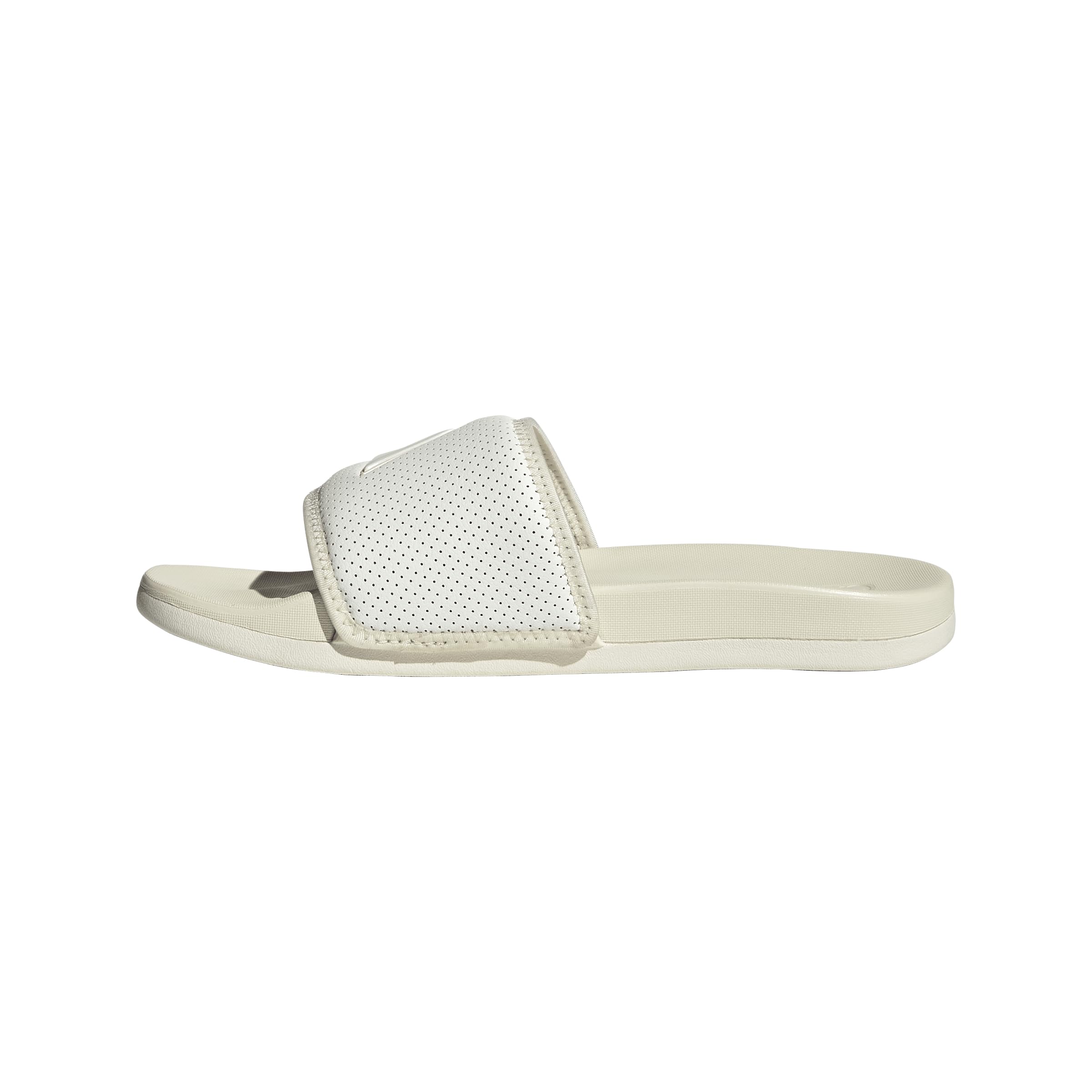 adidas Women's Adilette Comfort Slide Sandal, Off White/Zero Metallic/Wonder White, 6 Image adidas Women's Adilette Comfort Slide Sandal, Off White/Zero Metallic/Wonder White, 6 Image