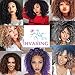 HVAXING 8 inch Short Marlybob Crochet Braiding Hair Extensions 3 Bundles Afro Kinky Curly Synthetic Spring Twist Hair Braids Low Temperature Fiber (Natural Black,1B)