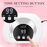 LKE 54W UV LED Nail Lamp 3 Timer Auto Sensor LCD USB Gel Polish Dryer view 4