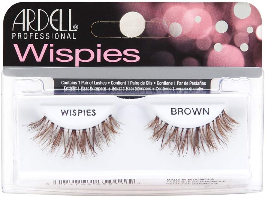 Ardell Wispies False Eyelashes Brown Natural Eye Enhancement