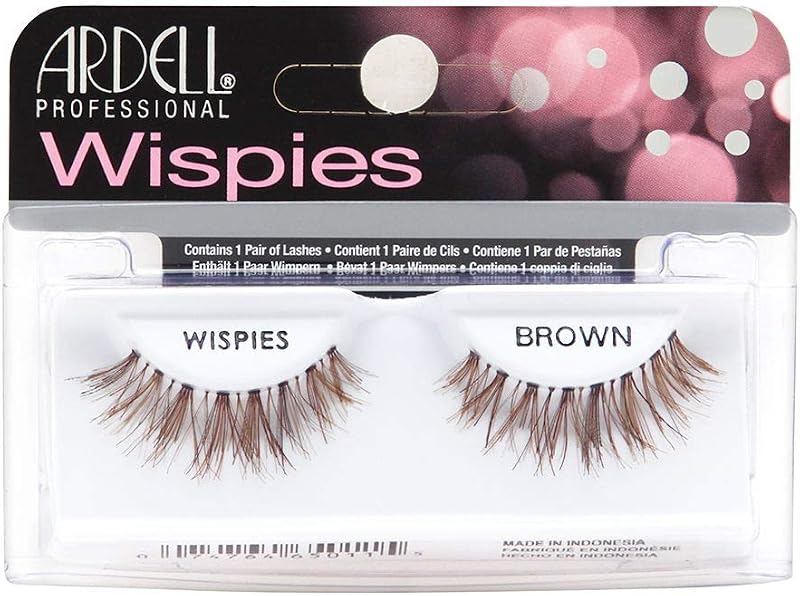 Ardell Wispies False Eyelashes Brown Natural Eye Enhancement